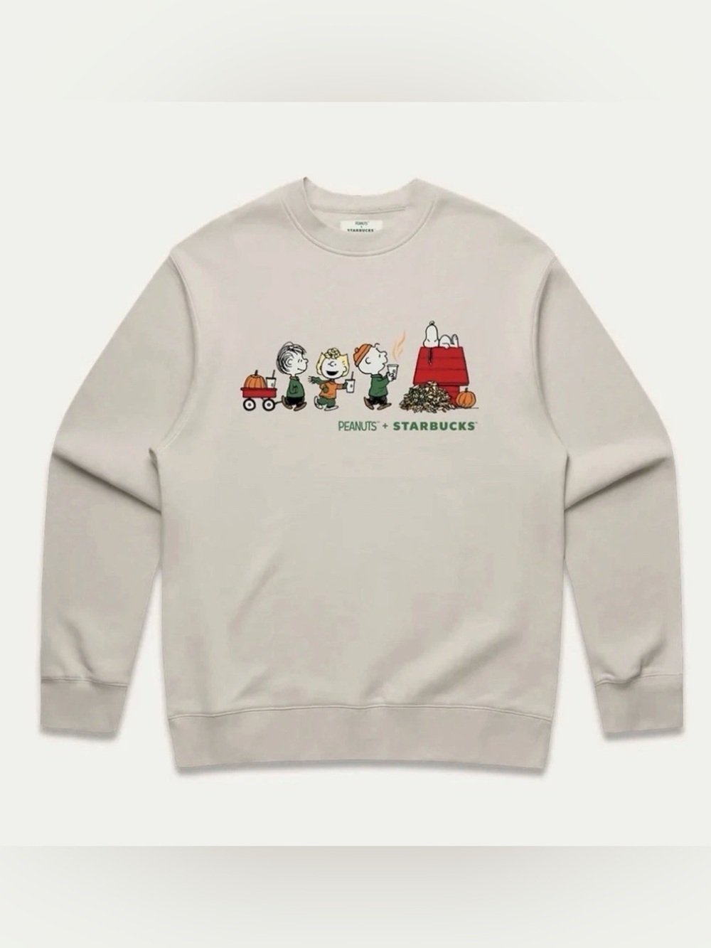 Starbucks x Peanuts reserve crew neck sweatshirt. NWT med